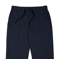 Midnight Blue Tailored Drawstring Chino